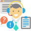 icon cham sóc nhiệt tình
