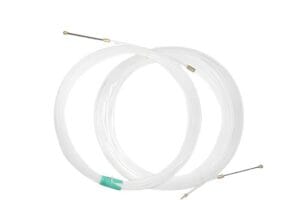 Dây mồi luồn dây điện 10 mét làm từ nhựa cao cấp dẻo bền, chống gập tốt, hỗ trợ luồn dây nhanh qua các hệ thống ống điện âm tường và nhiều góc cua. Đầu dẫn hợp kim linh hoạt giúp thao tác dễ dàng, tiết kiệm thời gian thi công cho thợ điện.