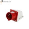 Phích cắm gắn tủ cố định 32A IP44 TEE dùng cho hệ thống điện 3 pha công nghiệp ổn định và an toàn.