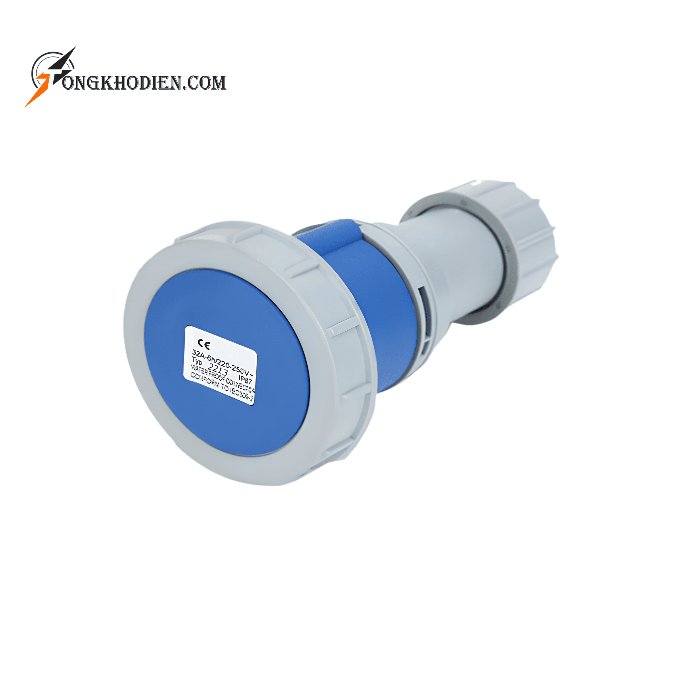 Ổ Cắm Công Nghiệp Di Động 16A 1 Pha 220V 3 Chân IP67 Ổ Cắm Công Nghiệp Di Động 16A 1 Pha 220V 3 Chân IP67