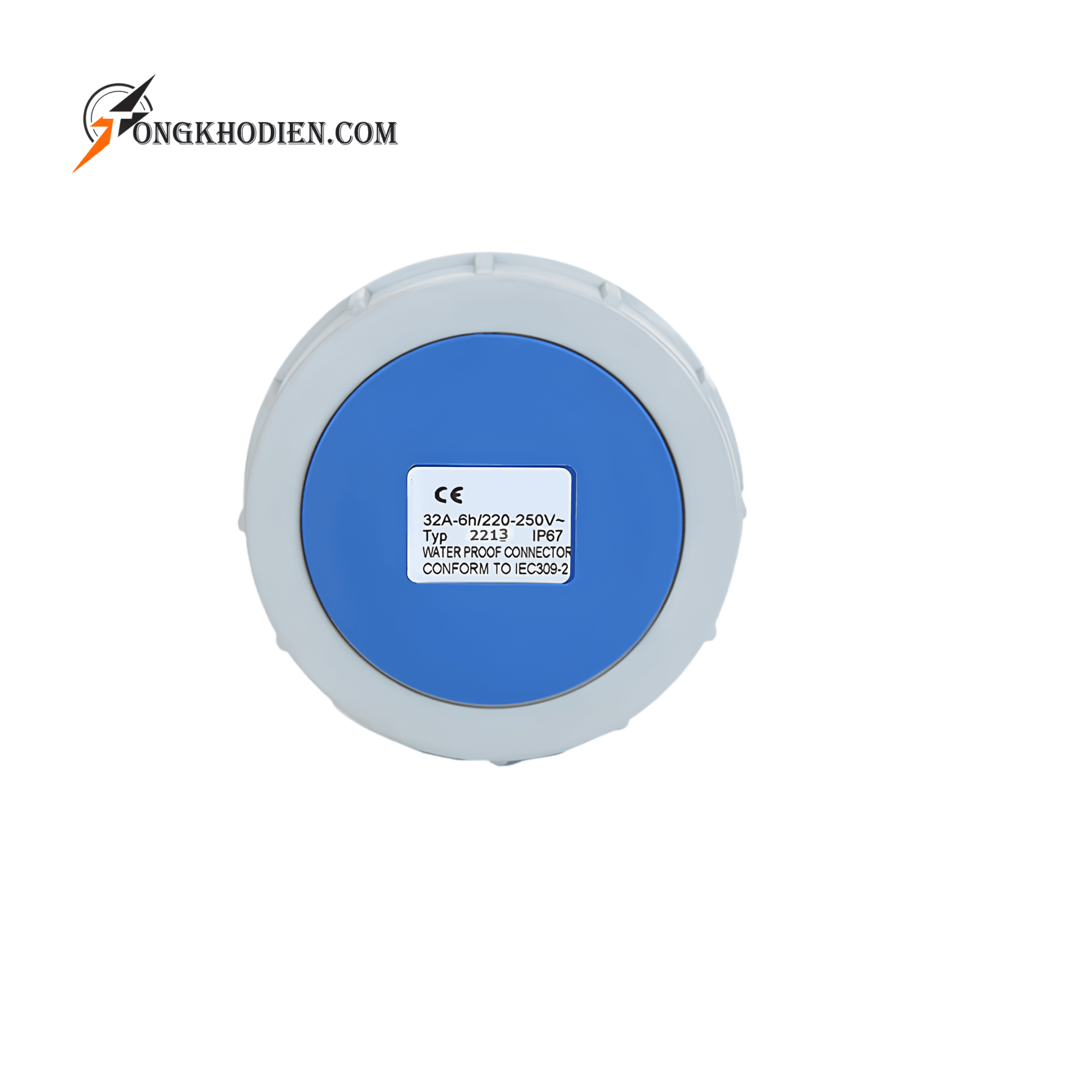 Ổ Cắm Công Nghiệp Di Động 16A:32A 1 Pha 220V 3 Chân IP67 4 Ổ Cắm Công Nghiệp Di Động 32A 1 Pha 220V 3 Chân IP67