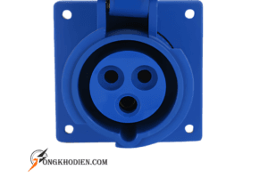 Ổ Cắm Công Nghiệp Gắn Âm 16A 1 Pha 3 Chấu IP67 Chống Nước Chính Hãng 5 Ổ Cắm Công Nghiệp Gắn Âm 32A 1 Pha 3 Chấu IP67