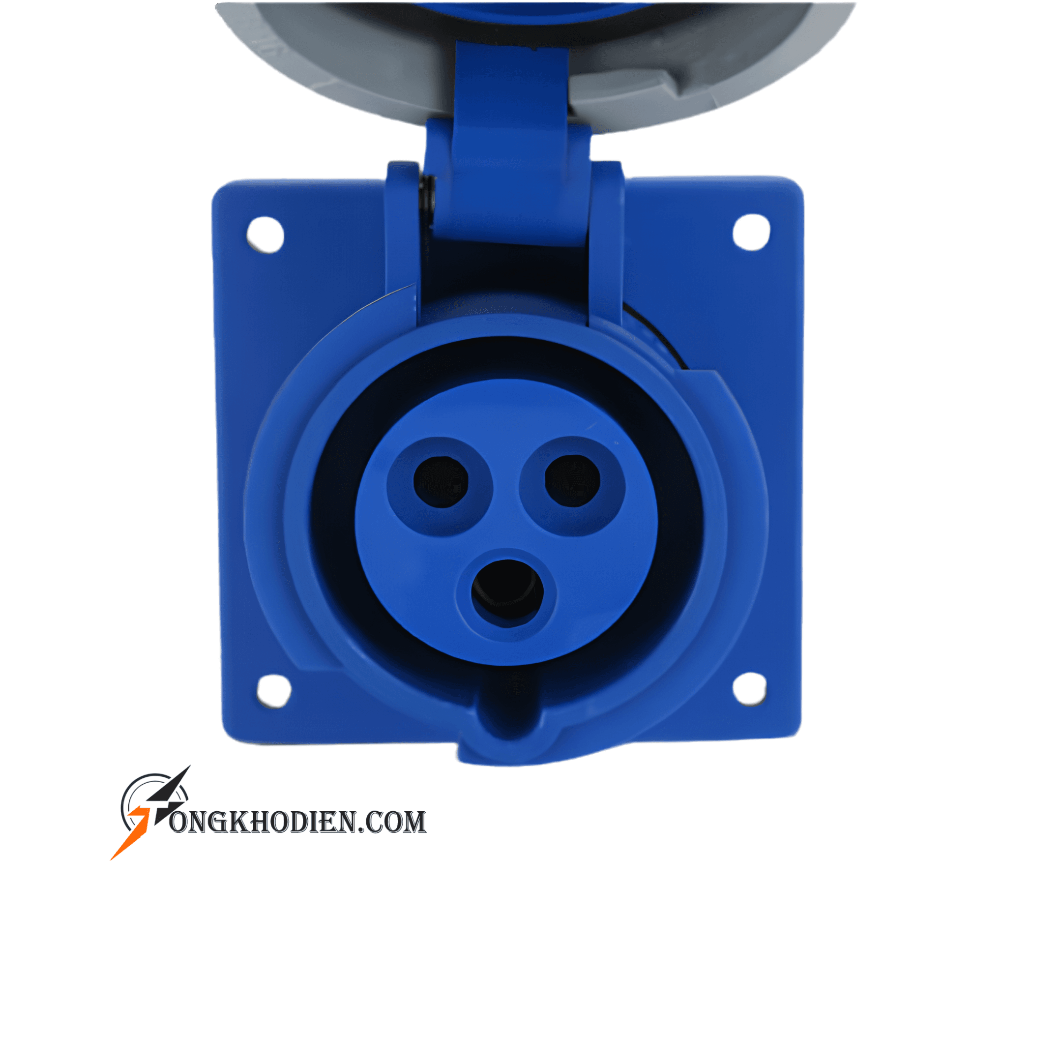 Ổ Cắm Công Nghiệp Gắn Âm 32A 1 Pha 3 Chấu IP67 Ổ Cắm Công Nghiệp Gắn Âm 32A 1 Pha 3 Chấu IP67