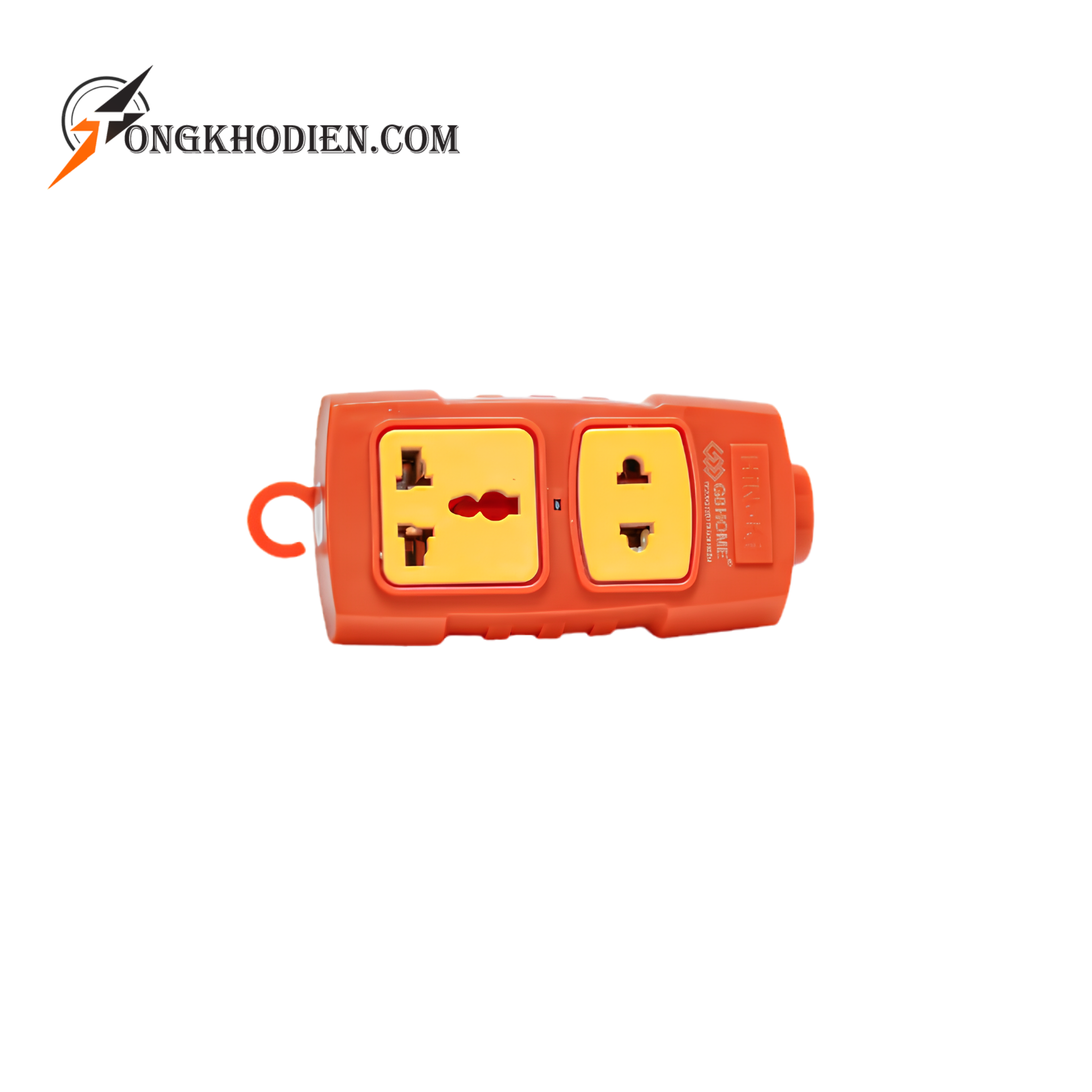Ổ Cắm Điện 2 Lỗ Chịu Tải 6000W 3 Ổ Cắm Điện 2 Lỗ Chịu Tải 6000W