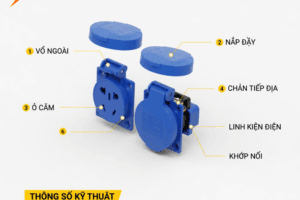 Ổ Cắm 1 Pha Đa Năng 10A 220V Chính Hãng – Giải Pháp An Toàn Cho Hệ Thống Điện 5 phân tích kỹ thuật ổ cắm 1 pha đa năng