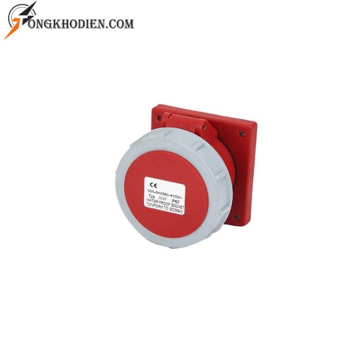 O-cam-gan-am-cong-ngiep-32A-4P-380V-IP67-2 Ổ cắm âm công nghiệp 32A 4P 380V IP67 chống bụi chống nước
