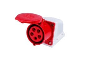 Ổ cắm nối công nghiệp 16A chuyên dùng cho hệ thống điện 3 pha 380V trong nhà xưởng, tủ điện và máy móc công nghiệp. Thiết kế chắc chắn, kết nối ổn định, chống nước IP44 và phù hợp môi trường vận hành công nghiệp liên tục.