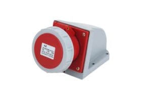 Ổ cắm công nghiệp gắn tủ 3 pha 16A 4 chấu IP67 chống nước, chống bụi, kết nối điện 380V an toàn và ổn định cho tủ điện, nhà máy và hệ thống công nghiệp.