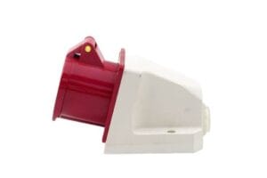Ổ cắm gắn nổi công nghiệp 32A 4 chấu 380V IP44 TEE, chuyên dùng cho hệ thống điện 3 pha, kết nối chắc chắn, an toàn và bền bỉ trong môi trường công nghiệp.