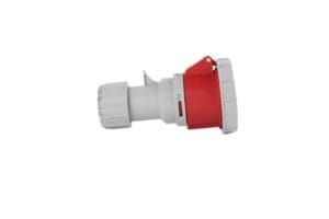 Ổ cắm công nghiệp 3 pha 5 chấu TCE TV 2152 3 Ổ cắm công nghiệp 32A 4P 380V IP67 chống bụi chống nước