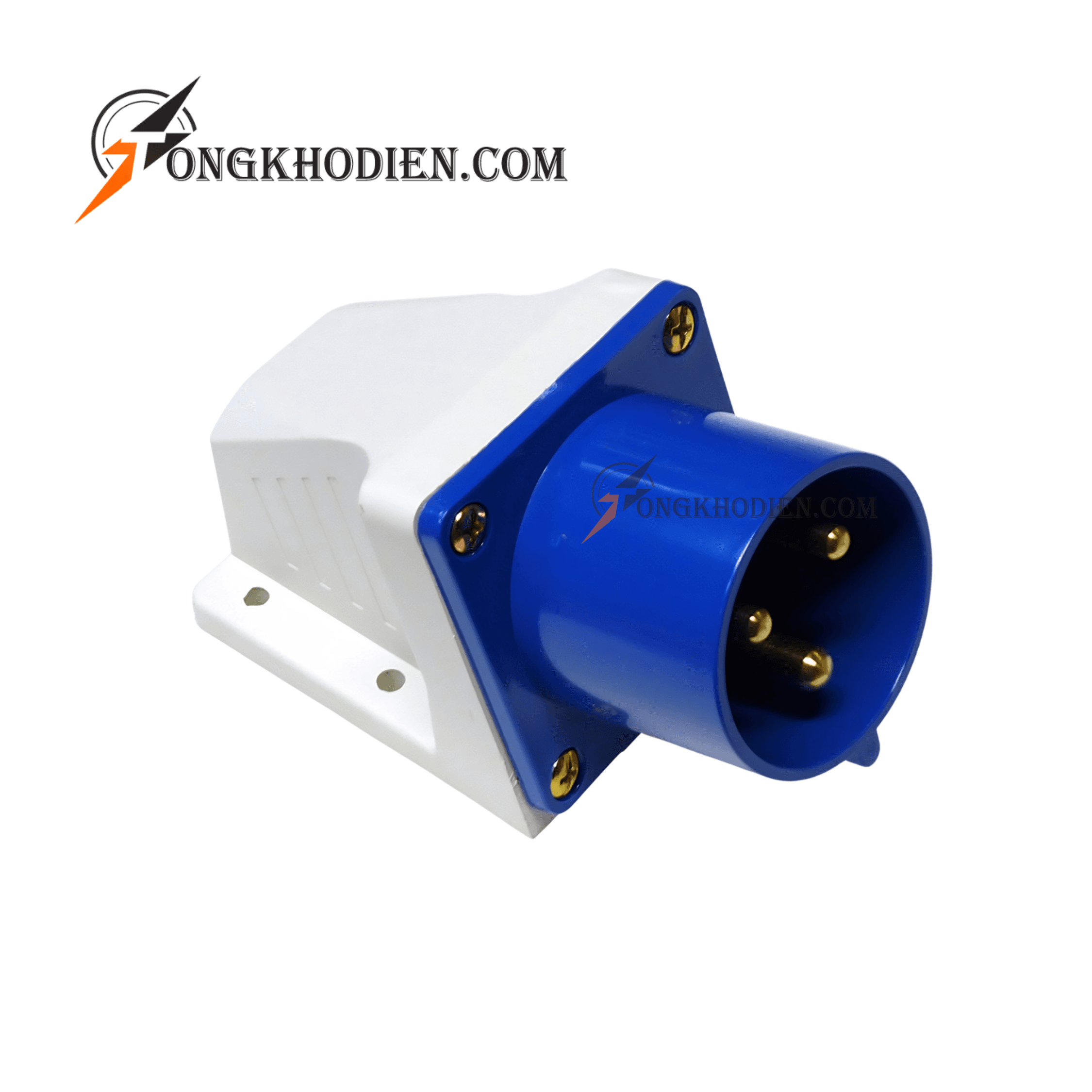 Phích cắm gắn tủ 32A 3 chấu IP 44 2 Phích cắm gắn tủ 32A 3 chấu IP 44