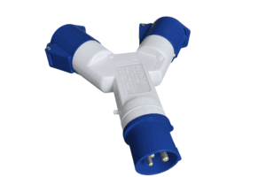 Bộ Chia 2 Công Nghiệp Loại 16A 3 Chấu 220V An Toàn, Chịu Tải Tốt 5 bộ chia 2 công nghiệp loại 16A 3 chấu 220V