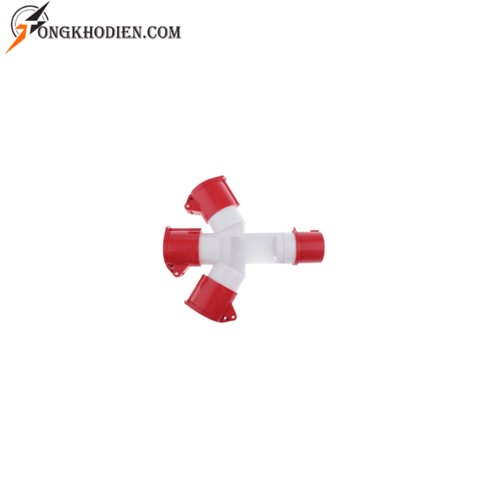 bo-chia-3-cong-nghiep-32a-4-chau-380v-2.png Bộ chia 3 công nghiệp 32A 4 chấu 380V thiết kế chắc chắn, chịu tải cao, an toàn khi sử dụng trong môi trường công nghiệp. Phù hợp cho nhà xưởng, công trình và hệ thống điện 3 pha cần chia nhiều đầu kết nối ổn định.