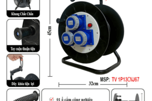 Cuộn Dây Điện Rulo 1 Pha 3 Ổ Cắm