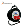 cuộn rulo dây điện 2 ổ cắm công nghiệp 3 pha kèm apt chống giật