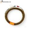 Dây mồi luồn ống điện 3 lõi xoắn 50 mét chống gập tốt, đàn hồi cao, hỗ trợ kéo dây điện công trình.