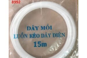 Dây Mồi Luồn Dây Điện 15 Mét Dẻo Bền Dễ Luồn 3 Dây mồi luồn dây điện 15 mét dẻo bền, chống gập tốt, hỗ trợ luồn dây điện âm tường dễ dàng.