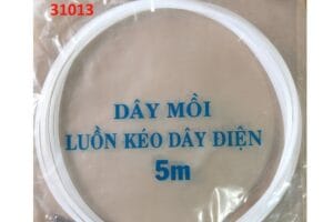 Dây Mồi Luồn Dây Điện 5 Mét Dẻo Bền Dễ Luồn 3 Dây mồi luồn dây điện 5 mét dẻo bền, chống gập tốt, hỗ trợ luồn dây điện âm tường dễ dàng.