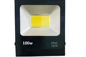Đèn pha LED 100W chống nước IP66, chiếu sáng ngoài trời công suất lớn và tiết kiệm điện.