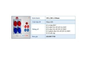 Hộp Nguồn Công Nghiệp Kèm Phích Cắm TV13P34H 3 hop-cap-nguon-may-phat-dien-1