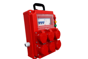 hộp nguồn điện công nghiệp 3 pha 16A 4 chấu