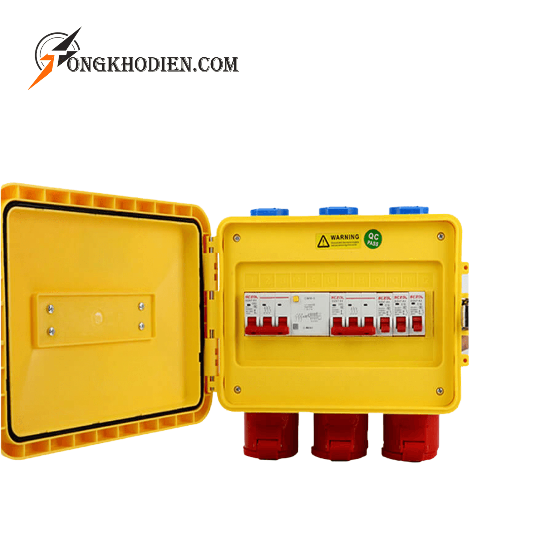 hộp nguồn điện thi công 6 ổ cắm 16A 3 hộp nguồn điện thi công 6 ổ cắm 16A