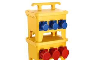 Hộp Nguồn Điện Thi Công 6 Ổ Cắm 16A Chịu Tải Cao Cho Công Trình 6 hộp nguồn điện thi công 6 ổ cắm 16A