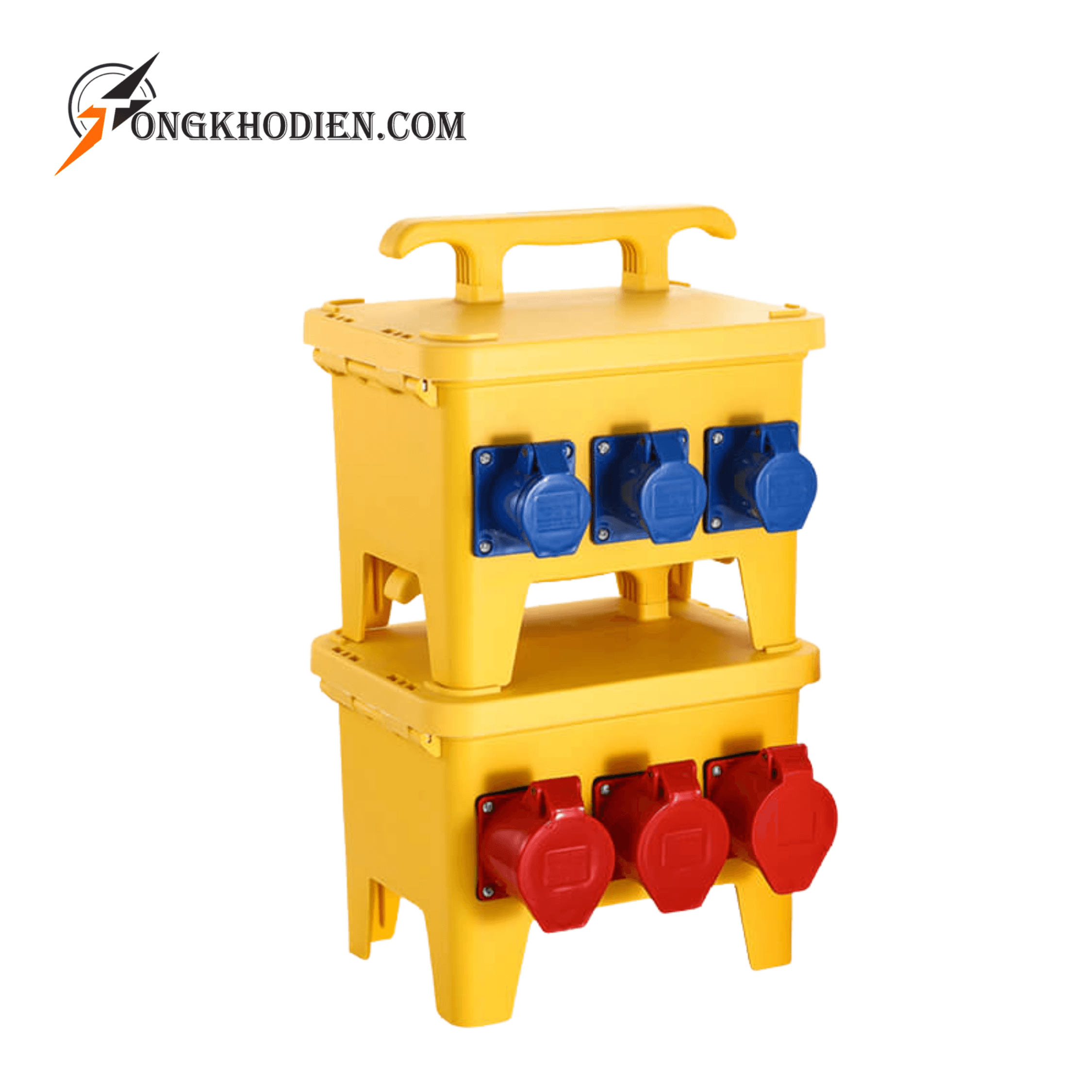 hộp nguồn điện thi công 6 ổ cắm 16A 4 hộp nguồn điện thi công 6 ổ cắm 16A