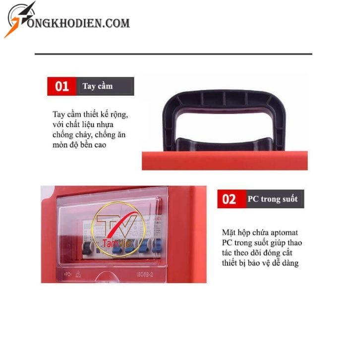 hop-nguon-thi-cong-1-pha-3-pha-1-5 Hộp nguồn thi công 1 pha 3 pha TV 3P14A tích hợp RCBO chống giật và ổ cắm IP44 an toàn