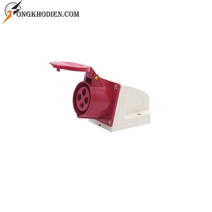 o-cam-cong-nghiep-3-pha-gan-noi-mau-do.jpg Ổ cắm công nghiệp gắn nổi 4 chấu thiết kế chắc chắn, chịu tải tốt và an toàn khi sử dụng trong môi trường công nghiệp. Phù hợp lắp đặt cho nhà xưởng, công trình và hệ thống điện công suất lớn cần kết nối ổn định.