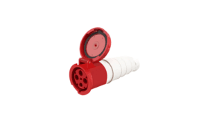 Ổ cắm điện công nghiệp 3 pha 63A 4 chấu IP67 chống bụi chống nước