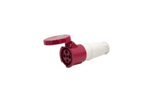 Ổ cắm công nghiệp di động 63A 4 chấu TCE TV 234 3 Ổ cắm điện công nghiệp 3 pha 63A 4 chấu IP67 chống bụi chống nước