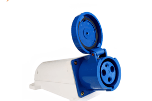 ổ cắm công nghiệp cố định 125A 3 chấu IP67 chống nước
