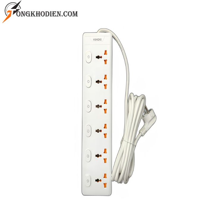 o-cam-dien-6-cong-tac-rieng-4 Ổ cắm điện 6 công tắc riêng dây dài 4,5m chống quá tải an toàn.