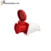 Ổ cắm gắn tủ 63A 5 chấu 380V IP67 TCE chuyên dùng cho hệ thống điện công nghiệp 3 pha, chống nước chống bụi hiệu quả, vận hành ổn định và an toàn.
