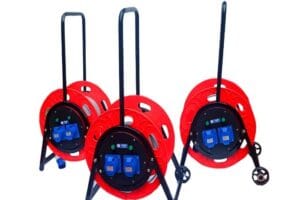 Ổ Cắm Kéo Dài Rulo Điện Cao Cấp Chống Giật 3 Ổ cắm kéo dài rulo điện cao cấp chống giật an toàn cho công trình và nhà xưởng.