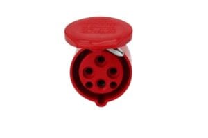 Ổ Cắm Nối 32A 4 Chấu 380V TCE IP44 4 Ổ cắm nối 32A 4 chấu 380V TCE TV224 chuẩn IP44 dùng cho hệ thống điện công nghiệp tải lớn, kết nối an toàn và vận hành ổn định.