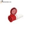 Ổ Cắm Nối Công Nghiệp 63A 4 Chấu 380V IP67 2 Ổ cắm nối công nghiệp 63A 4P 380V IP67 TCE dùng cho hệ điện 3 pha tải lớn, chống nước chống bụi tốt, phù hợp nhà xưởng, công trình và tủ điện công nghiệp.