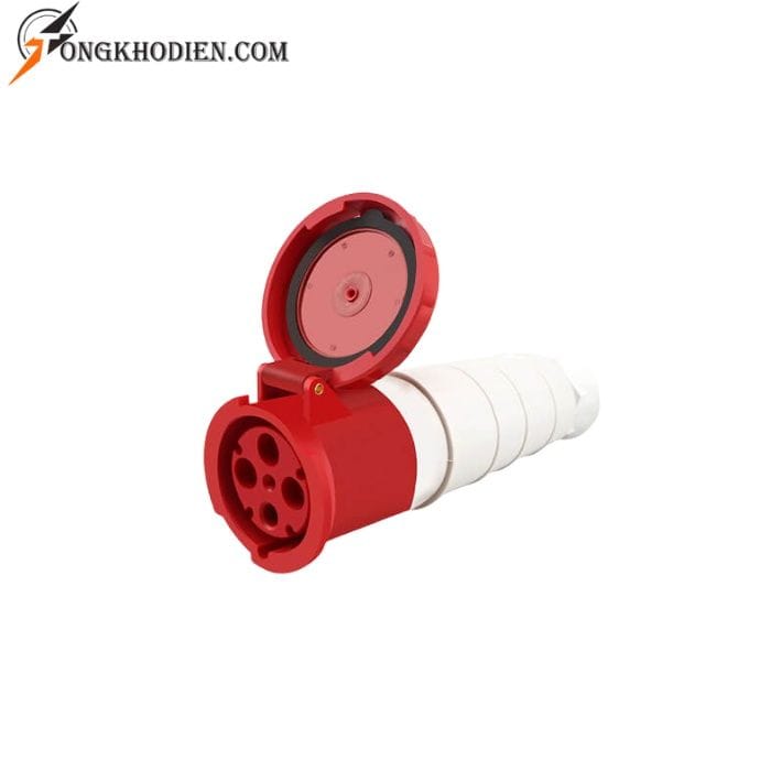 o-cam-noi-cong-nghiep-63A-4P-1 Ổ cắm nối công nghiệp 63A 4P 380V IP67 TCE dùng cho hệ điện 3 pha tải lớn, chống nước chống bụi tốt, phù hợp nhà xưởng, công trình và tủ điện công nghiệp.