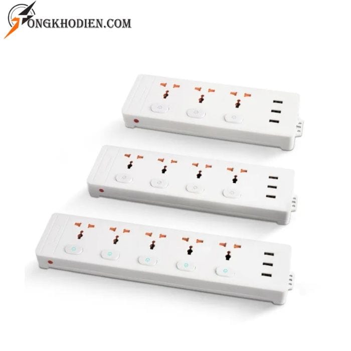 o-cam-usb-3-cong-4 Ổ cắm USB 3 cổng có dây công tắc dùng cho gia đình, văn phòng và thiết bị điện tử.