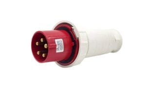 Phích cắm công nghiệp 125A 5 chấu 380V IP67 TCE TV045 chuyên dùng cho hệ thống điện công suất lớn, chống bụi chống nước IP67, kết nối ổn định, độ bền cao, an toàn khi vận hành liên tục
