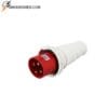 Phích cắm công nghiệp 125A 4 chấu 380V IP67 TCE TV044 chuyên dùng cho hệ thống điện công suất lớn, chống bụi chống nước IP67, kết nối ổn định, độ bền cao.