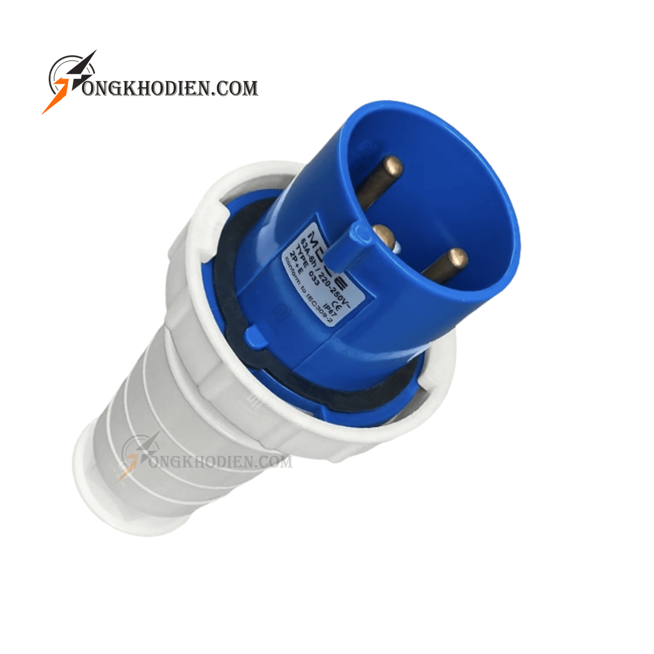 Phích Cắm Công Nghiệp 63A 3 Chấu 220V Phích Cắm Công Nghiệp 63A 3 Chấu 220V