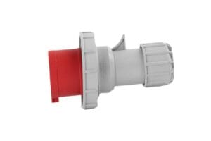 Phích cắm công nghiệp TCE 16A 3 pha 4 chấu chuẩn IP67 dùng cho hệ thống điện 380V công nghiệp.