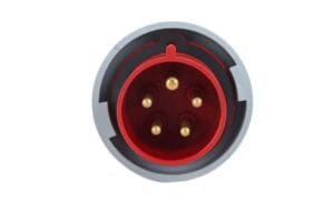 Phích Cắm Công Nghiệp 32A 5 Chấu 380V IP67 TCE 3 Phích cắm công nghiệp 32A 5 chấu 380V IP67 TCE dùng cho hệ thống điện 3 pha ngoài trời, chống nước và chịu tải ổn định.