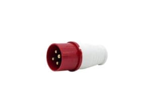 Phích cắm công nghiệp 32A IP44 TCE dùng cho hệ thống điện 3 pha, kết nối ổn định và an toàn.