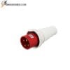 Phích cắm công nghiệp 63A IP67 TCE dùng cho hệ thống điện 3 pha công suất lớn ngoài trời.