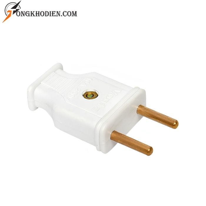 phich-cam-duoi-ca-trang-5 Phích cắm đuôi cá trắng chất liệu ABS chịu nhiệt cao, chân đồng chắc chắn, an toàn khi sử dụng điện dân dụng.
