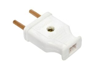 Phích Cắm Đuôi Cá Trắng Chịu Nhiệt An Toàn 10A 3 Phích cắm đuôi cá trắng chất liệu ABS chịu nhiệt cao, chân đồng chắc chắn, an toàn khi sử dụng điện dân dụng.