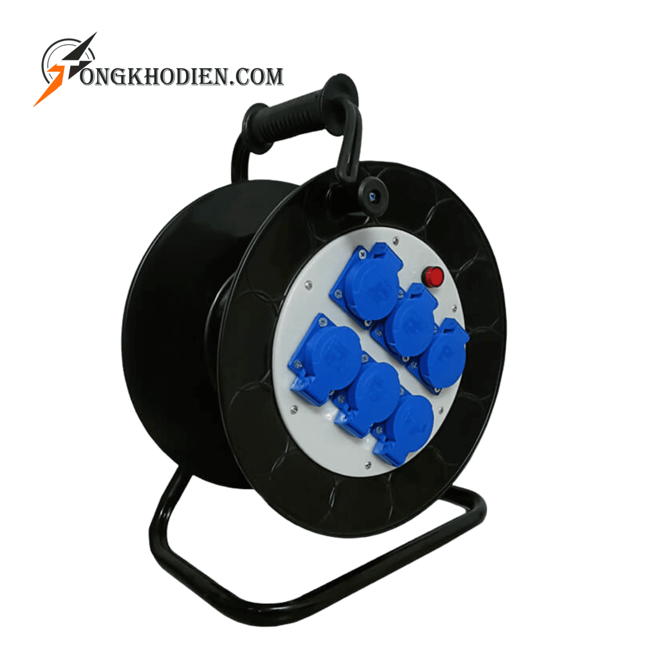 rulo cuộn dây điện khung sắt 6 ổ cắm đa năng rulo cuộn dây điện khung sắt 6 ổ cắm đa năng